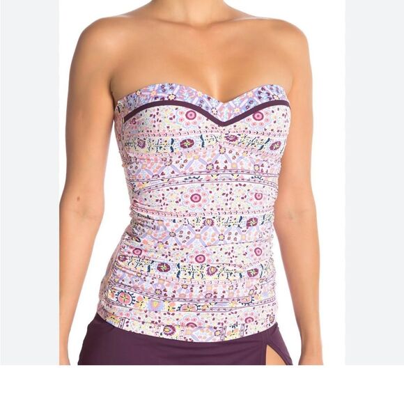 Bleu Rod Beattie Women's Bandini Tankini Top 12 - Picture 1 of 6